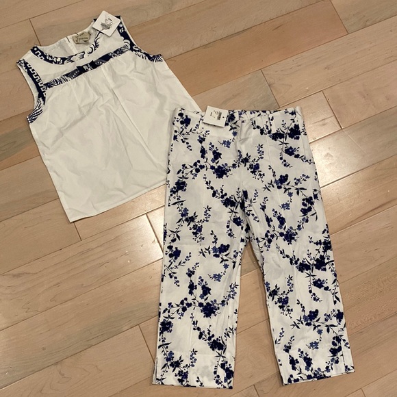 Il Gufo Lucy Tykes soft cotton top pants 7-8